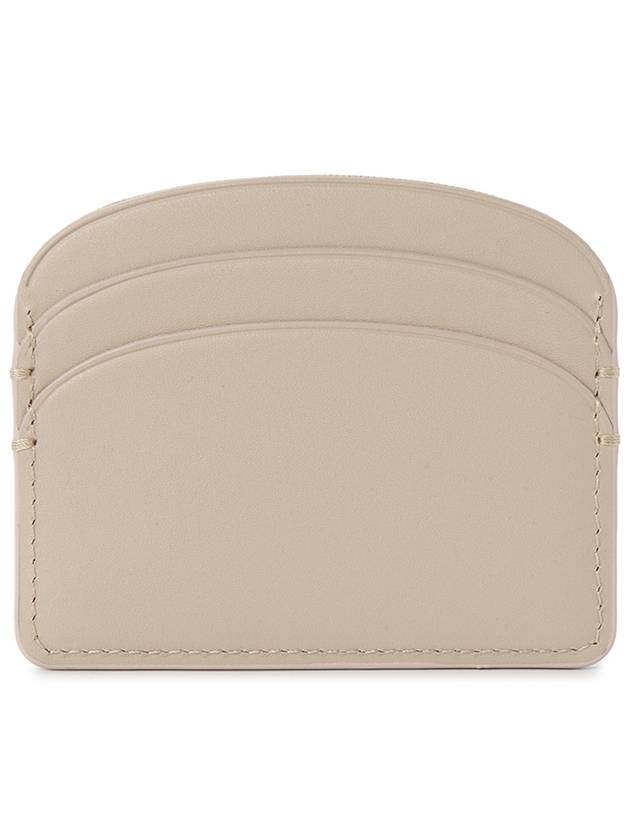 Demi Lune Card Wallet Light Beige - A.P.C. - BALAAN 3