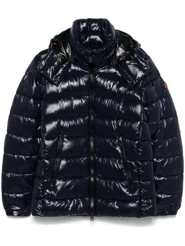 Save The Duck Florian Lacquered Effect Hooded Puffer Jacket Clothing - SAVE THE DUCK - BALAAN 1