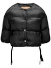 SEICO button crop padded jacket black 2429486025 009 - MAX MARA - BALAAN 1