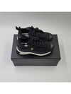 Mixed Fibers Velvet Calfskin Low Top Sneakers Black - CHANEL - BALAAN 6