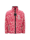 Teddy Zip-up Jacket White Pink - MONCLER - BALAAN 1