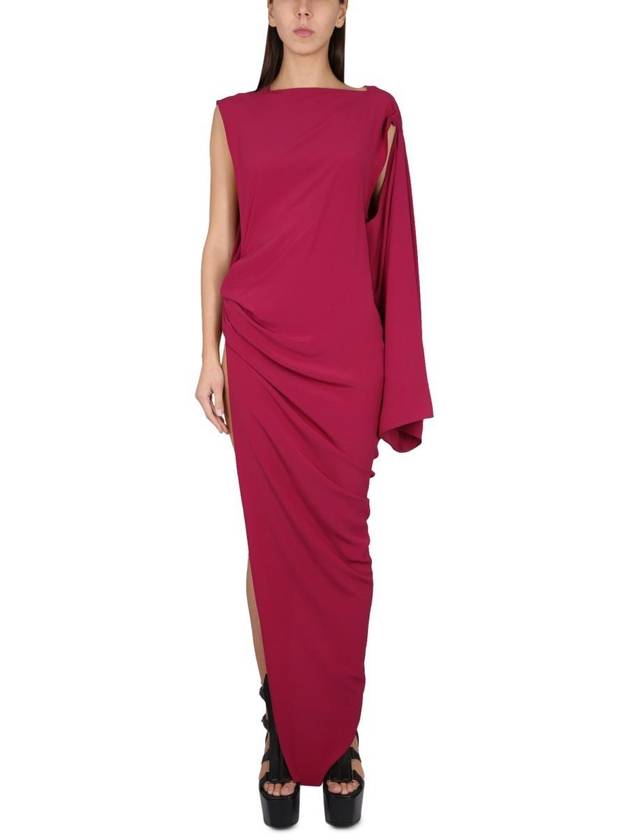 Midi One Piece RO01C5580 CC23 FUCHSIA - RICK OWENS - BALAAN 2