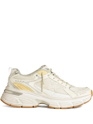 Golden Goose Lightstar Leather Net And Suede Upper Tpu Star Net Heel And Spur Shoes - GOLDEN GOOSE - BALAAN 1