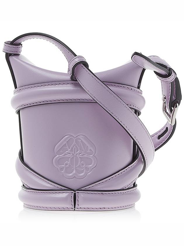 Curve Mini Cross Bag Lilac - ALEXANDER MCQUEEN - BALAAN.