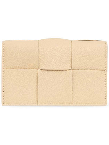 Intrecciato Card Wallet Porridge - BOTTEGA VENETA - BALAAN 1