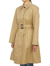 Vanda Belted Cotton Trench Coat Beige - MAX MARA - BALAAN 6