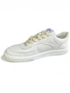 CC logo calfskin sneakers all white - CHANEL - BALAAN 3