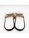 Izmir Leather Slippers Blanc - HERMES - BALAAN 4