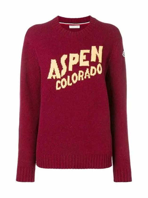 Wine men s knit 9034900 959A8 464 - MONCLER - BALAAN 1