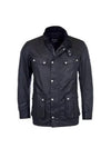 Duke Wax Button Jacket Black - BARBOUR - BALAAN 2