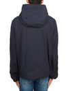 Moyse Logo Zip-Up Hoodie Navy - MONCLER - BALAAN 7