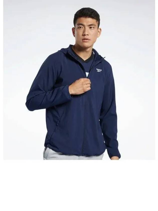 Training Essential Windbreaker Navy - REEBOK - BALAAN 2