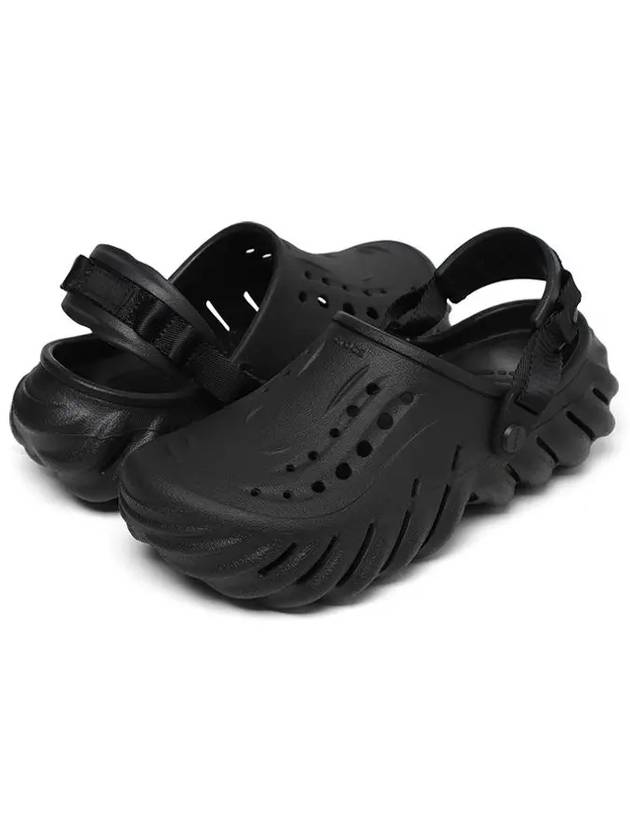 Echo Clog Sandals Black - CROCS - BALAAN 5