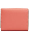 FF Diamond Calf Leather Half Wallet Pink - FENDI - BALAAN 3