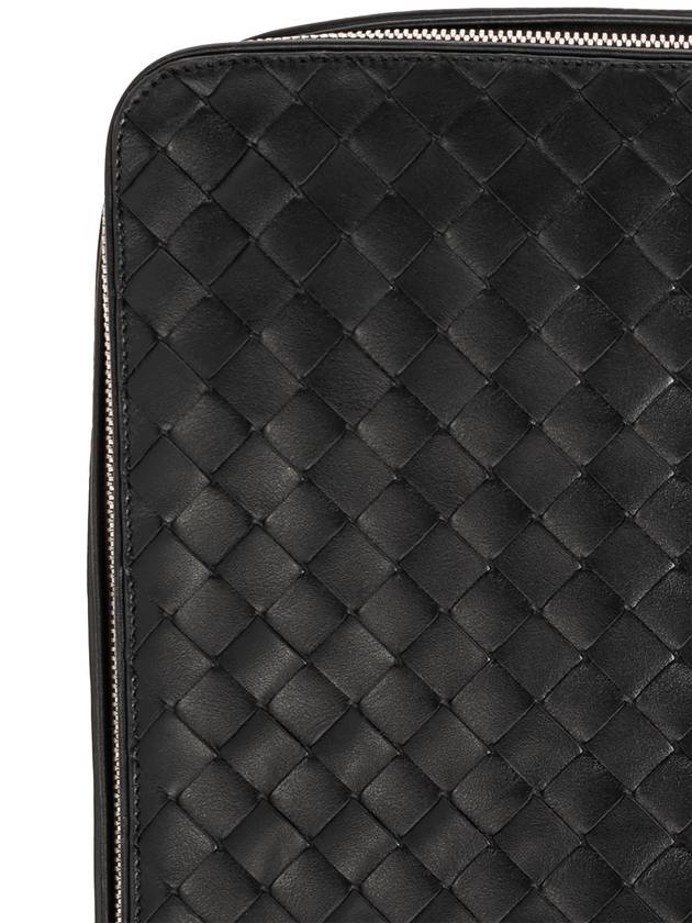 Bottega Veneta ‘Intrecciato Medium’ Travel Case, Men's, Black - BOTTEGA VENETA - BALAAN 6