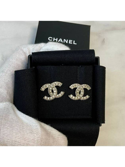 Metal Earrings Diamantes & Gold Crystal - CHANEL - BALAAN 2