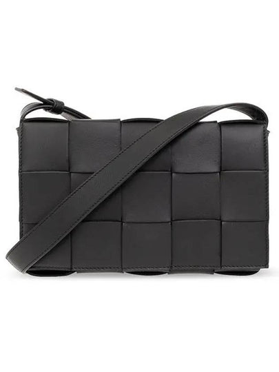 Intrecciato Cassette Cross Bag Black - BOTTEGA VENETA - BALAAN 2