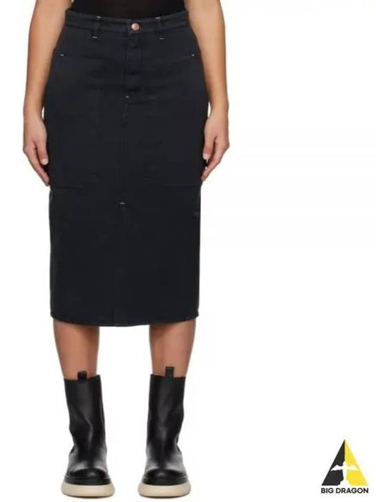 Flozia H Line Skirt Black - ISABEL MARANT - BALAAN 2