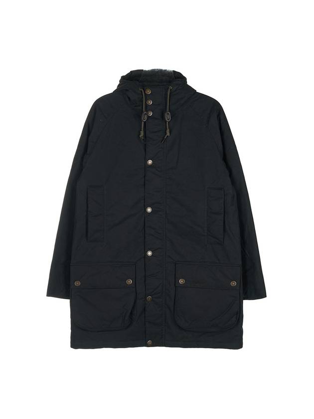 Hooded Beaufort Wax Jacket Sage - BARBOUR - BALAAN 1