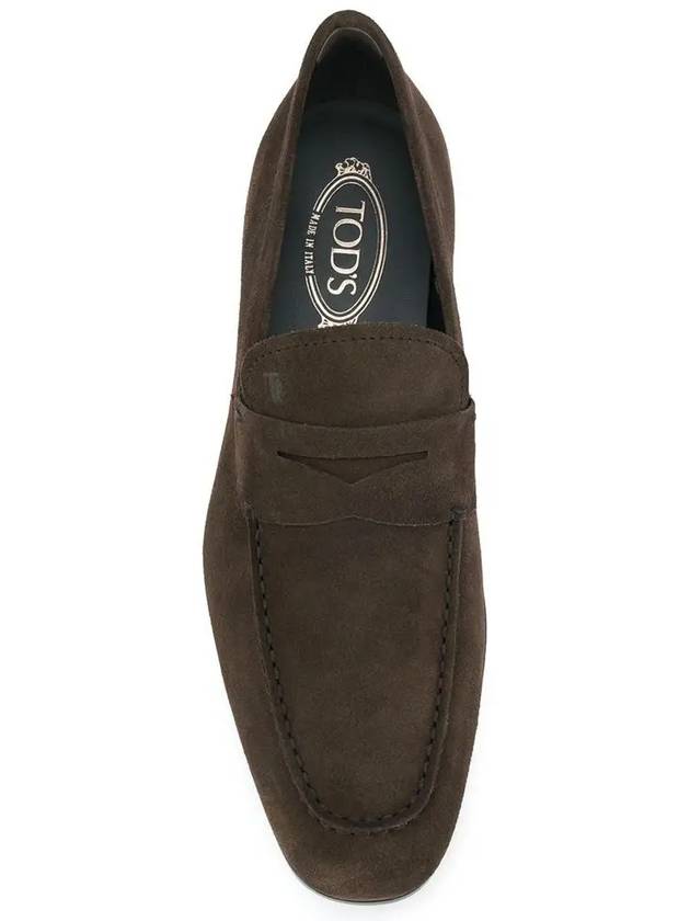 Men's Suede Penny Loafers Brown - TOD'S - BALAAN 5