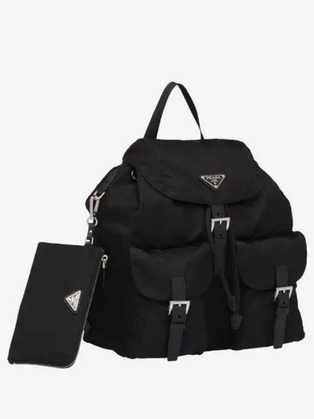 Re-Nylon Medium Backpack Black - PRADA - BALAAN 2