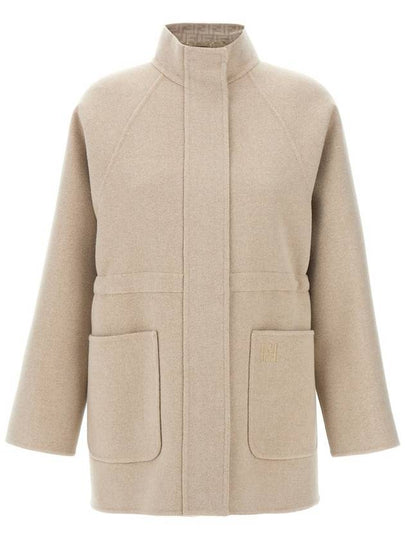 Fendi Ff Wool Parka - FENDI - BALAAN 2