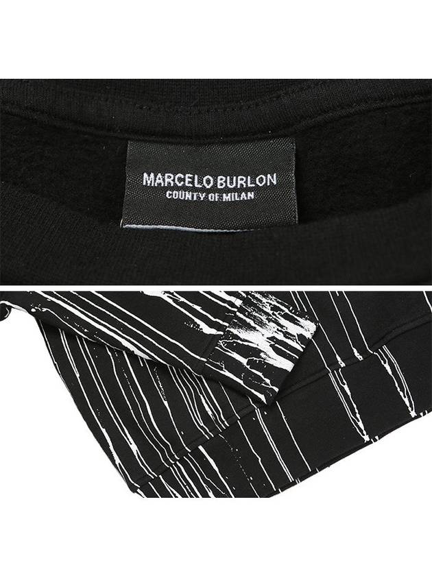 CMBA005 F1500 2049 1001 Black Sweatshirt - MARCELO BURLON - BALAAN 5