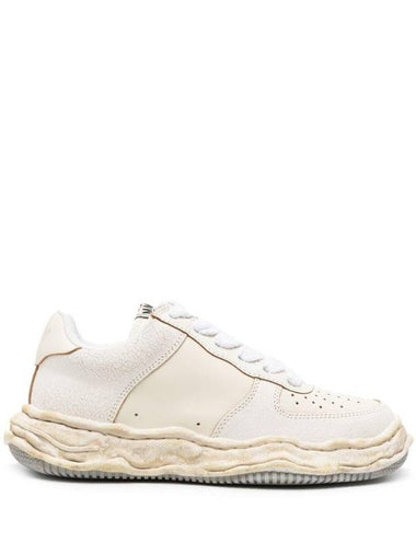 Wayne Leather Low Top Sneakers White - MAISON MIHARA YASUHIRO - BALAAN 1