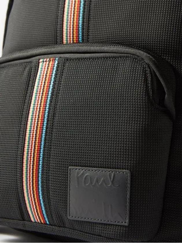 Signature Stripe Backpack Black - PAUL SMITH - BALAAN 5