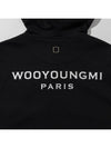 Women's Back Logo Zip-Up Hoodie Black - WOOYOUNGMI - BALAAN 5