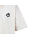 Flee collar neck short sleeve t-shirt MZ3ME180CRM - P_LABEL - BALAAN 5