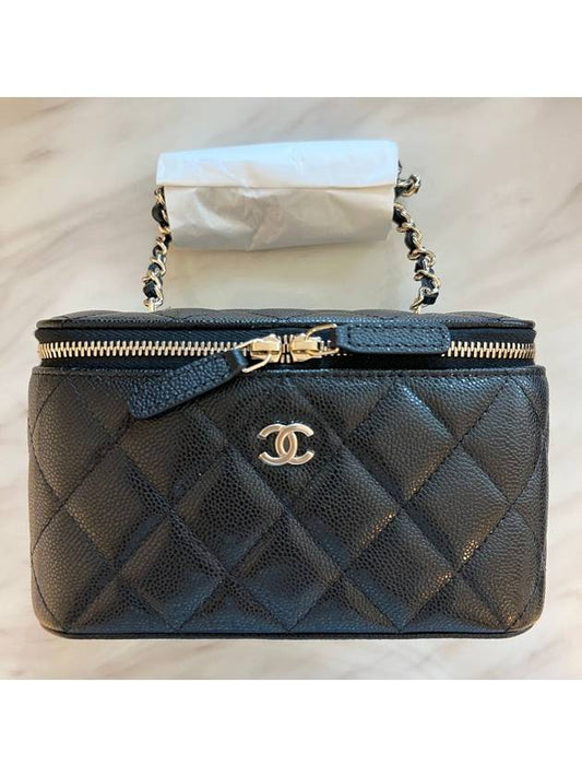 Classic Caviar Vanity Cross Bag Gold Plated Black - CHANEL - BALAAN 2