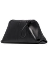 Women's Triangle Clutch Bag Black - BOTTEGA VENETA - BALAAN 4