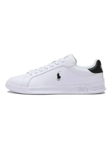 Heritage Court II Low Top Sneakers White Black - POLO RALPH LAUREN - BALAAN 1