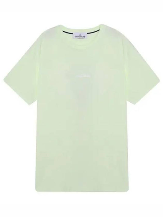 Micro Logo Print T Shirt Men s Short Sleeve Tee - STONE ISLAND - BALAAN 1