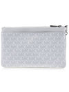 Jet Set Charm Logo Embellished Wristlet Clutch Bag White - MICHAEL KORS - BALAAN 4