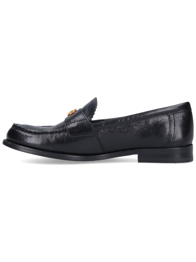 Logo Plaque Perry Loafers Black - TORY BURCH - BALAAN 4