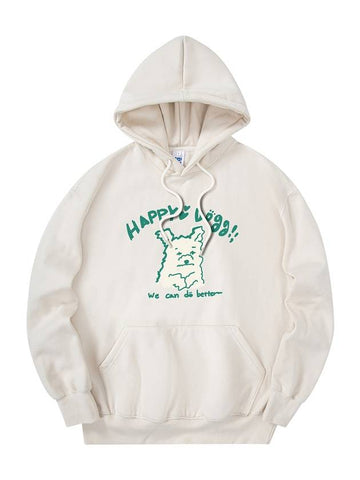 Happy Doggie Hoodie Cream - RADINEO - BALAAN 1