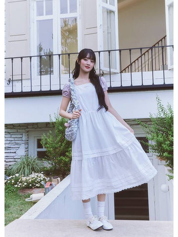 APRON CANCAN DRESS WHITE - ANOETIC - BALAAN 1