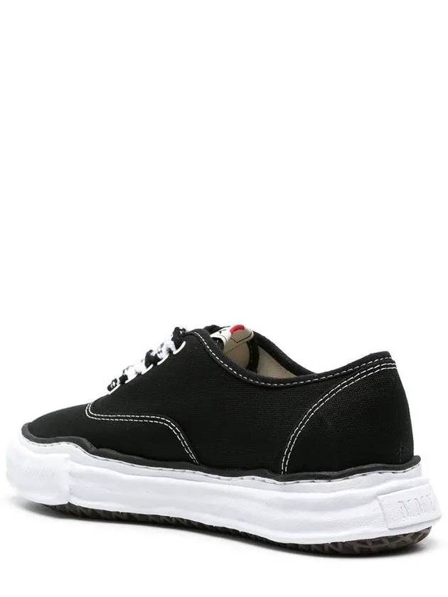 24SS BAKER OG Sole Canvas Low Top Sneakers A12FW728 BLK BLK - MIHARA YASUHIRO - BALAAN 3