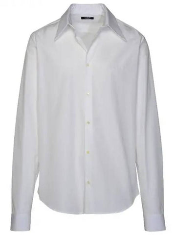 Logo embroidered cotton shirt 270597 - BALMAIN - BALAAN 1