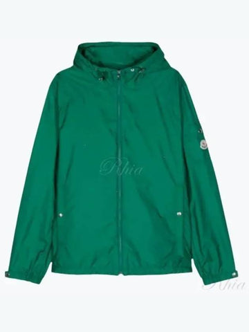 ETIACHE patch logo hooded windbreaker men s outer jacket 1A00101 5968E 84A - MONCLER - BALAAN 1