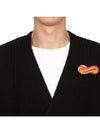 MRF23KT004 BLACK Men s Cardigan Boxy Fit - BODE - BALAAN 7