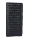 Intrecciato Continental Long Wallet Black - BOTTEGA VENETA - BALAAN.