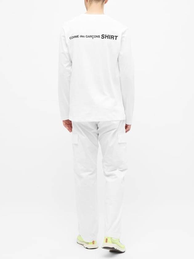 Same day delivery Shirt Logo Long Sleeve T White W28115 3 - COMME DES GARCONS - BALAAN 6