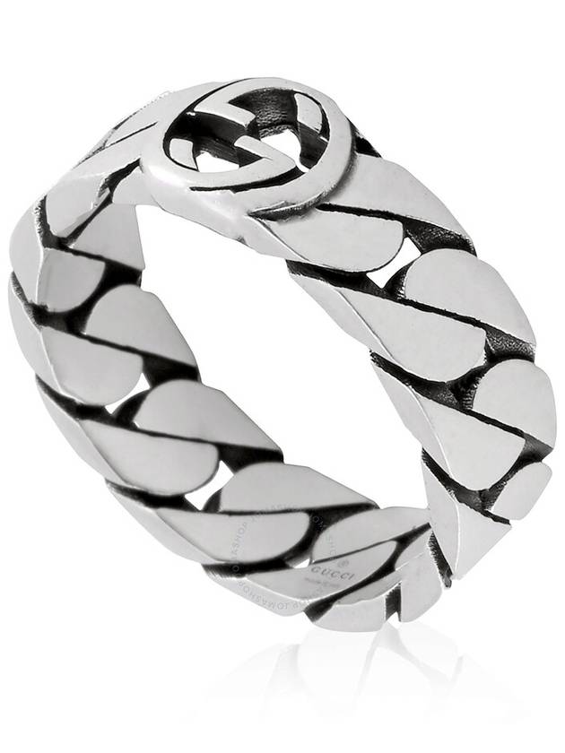 Interlocking G Wide Ring Silver - GUCCI - BALAAN 2