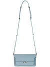 Trunk East West Shoulder Bag Light Blue - MARNI - BALAAN 4