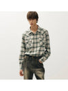 Ombre Western Check Shirt Green - NOIRER - BALAAN 2