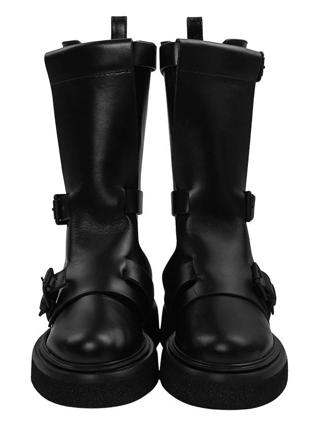 Leather Biker Boots 2347960334600 004 B0110816839 - MAX MARA - BALAAN 4