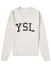 Logo print sweatshirt size S 666979Y36IP E450 - SAINT LAURENT - BALAAN 1